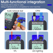 Load image into Gallery viewer, COMPTYCO AUA-DC70 Optical Power Meter -70~+10dBm 4 in 1 OPM Multifunction Fiber Network Cable Tester VFL 15-30MW(optional)
