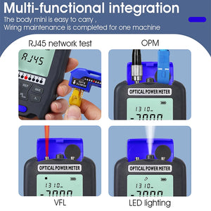 COMPTYCO AUA-DC70 Optical Power Meter -70~+10dBm 4 in 1 OPM Multifunction Fiber Network Cable Tester VFL 15-30MW(optional)