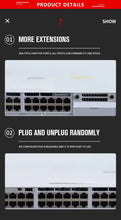 Load image into Gallery viewer, Cisco Catalyst 3650 24 Port PoE 2x10G Uplink LAN Base Switch WS-C3650-24PD-L, Standalone 24*10/100/1000 PoE+, 2x10G, 640WAC, 1 RU
