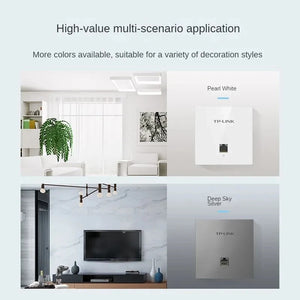 TP-Link WiFi Router AX3000 Dual Band 3000Mbps in-Wall AP WiFi6 Project Indoor AP 802.11AX Access Point 5GHz PoE Wifi Extender