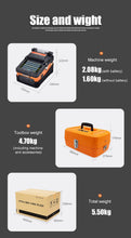 Load image into Gallery viewer, Signal Fire Ai-9 Ai-10A Ai-6C Fiber Fusion Splicer Cable Splicing Machine Fibre Optic Tools Optical Equipment for Fiber Optics
