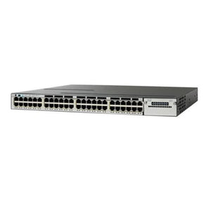Cisco Catalyst 3750X-48P Switch Layer 3 48*10/100/1000 Ethernet PoE+ Ports, IP Base, Managed - Stackable, 48-Port WS-C3750X-48P-S GbE Switch