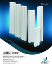 Load image into Gallery viewer, Ubiquiti AM-5G19-120 UISP airMAX Sector 5 GHz, 120º, 19 dBi Antenna 2x2 BaseStation Sector Antenna Pair Rocket M BaseStation
