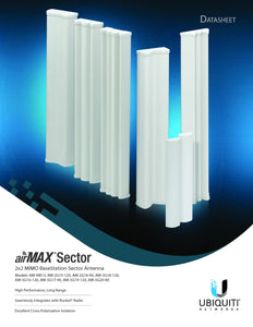 Ubiquiti AM-5G19-120 UISP airMAX Sector 5 GHz, 120º, 19 dBi Antenna 2x2 BaseStation Sector Antenna Pair Rocket M BaseStation