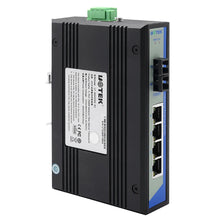 Load image into Gallery viewer, UOTEK 4 Ports Gigabit Network Fiber Optic Transceiver Media Converter Supports Full-duplex and Half-duplex IP40 Rating UT-2604GMM-ST
