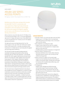 Aruba Networks AP-325 JW186A Wireless Access Point 802.11ac 4x4 MIMO Dual Band Radio Integrated Antennas, indoor Wi-Fi AP