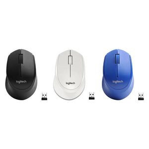 Logitech M330 Wireless Mouse Gaming Esports Peripheral 2.4GHz USB1000DPI 3 Buttons Optical Mouse Adjustable for Laptops PC