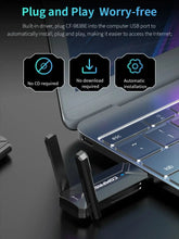 Load image into Gallery viewer, Comfast USB WiFi7 Gigabit Network Card 6500Mbps USB Wi-fi adapter 2.4G/5.8G/6GHz Driver Free Wifi Dongle For PC Win10/11 CF-987BE CF-983BE
