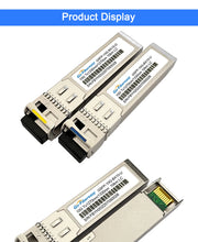 Load image into Gallery viewer, 10Gb BiDi SFP Transceiver Module 10km/20km/40km/60km 10Gbase-BX T1270/R1330nm LC WDM Optical Module For Mikrotik/Huawei Switch
