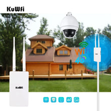 Load image into Gallery viewer, KuWFi Waterproof Outdoor 300Mbps WiFi Router CAT4 4G LTE Routers 3G/4G SIM Card Router Modem for IP Camera/Outside WiFi Coverage
