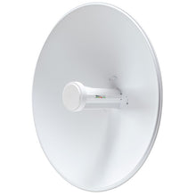 Load image into Gallery viewer, Ubiquiti PBE-M5-300 UISP airMAX PowerBeam M5, 300 mm Bridge, features 22 dBi Antenna gain, 1x10/100 Ethernet Port, passive PoE pair, Pole mounting Kit
