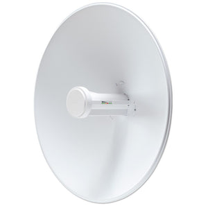 Ubiquiti PBE-M5-300 UISP airMAX PowerBeam M5, 300 mm Bridge, features 22 dBi Antenna gain, 1x10/100 Ethernet Port, passive PoE pair, Pole mounting Kit