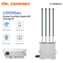Load image into Gallery viewer, COMFAST CF-WA900 V2 1750Mbps Outdoor WiFi Dual Band High Power Wireless Base Station Broadband Amplifiers OMNI-DIRECTIONAL 3-5KM Long-range Coverage
