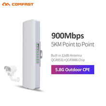 Load image into Gallery viewer, COMFAST CF-EW72 1200Mps 2.4G &amp; 5G Outdoor 802.11.n Wireless Repeater &amp; CPE Bridge &amp; Access Point Extender
