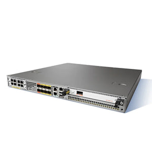 Cisco ASR1000-series router, Build-in Gigabit Ethernet port, 6 x SFP ports, 2 x SFP+ ports, 2.5G system bandwidth Network Router ASR1001-X