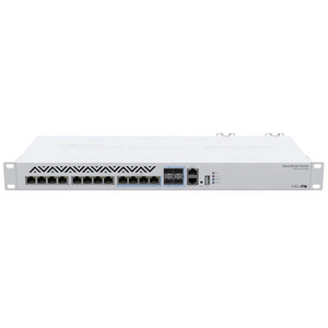Mikrotik CRS312-4C+8XG-RM Cloud Router Switch 1U 10G with 1*10/100 Ethernet Port, 8*5G/10G Ethernet Ports, 4*Combo 10G Ethernet/ SFP