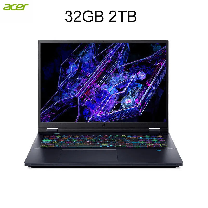 Acer Predator Helios 18 Gaming Laptop 18 Inch 2.5K 250Hz Mini-LED IPS Screen Netbook i9-14900HX 32GB 2TB RTX4090 PC