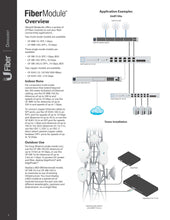 Load image into Gallery viewer, Ubiquiti UF-MM-1G SFP Modules and Cabling for 550M, 1.25 Gbps, UFiber Modules and LC Multi-mode fiber cabling 2 Packs
