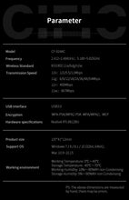 Load image into Gallery viewer, COMFAST Drive Free Gigabit Adapter 2.4G 5G Dual Band Network Card Support WPA3 MU-MIMO Wireless Dongle for Win 7/8/10/11

