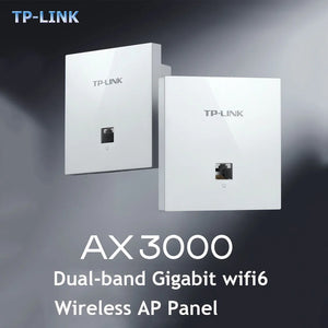 TP-Link WiFi Router AX3000 Dual Band 3000Mbps in-Wall AP WiFi6 Project Indoor AP 802.11AX Access Point 5GHz PoE Wifi Extender