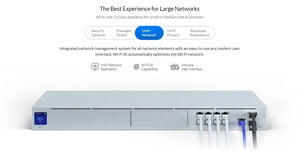 Ubiquiti UniFi UDM-Pro Dream Machine Pro 10G SFP+ WAN Support Router Gateway, 8-Port Switch, 1 Gigabit Ethernet RJ45 and 10 Gigabit SFP+ Ports