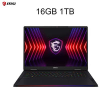 Load image into Gallery viewer, MSI Raider A18 HX Gaming Laptop 18&quot; 2.5K QHD 240Hz IPS Screen AMD Ryzen R9-7945HX 32GB 2TB RTX4090 Netbook
