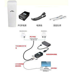Ubiquiti NSM5 300M High-power Wireless Bridge 5km 5.8GHz project monitoring Bridge outdoor coverage, Wi-Fi, CPE, Access Point, Wireless Bridge