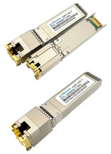 Load image into Gallery viewer, SFP 10G RJ45 Transceiver Module SFP-10G-TX 10GBase-T RJ45 Copper 30m For Mikrotik/TP-Link/Zyxel/Hasivo/AUSU/Fiber Router
