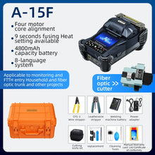 Load image into Gallery viewer, Fiber Optic Fusion Splicer Full set Hot Melt Machine Fully Automatic Fusion Splicer Fiber Optic Cable Trunk Wire Jumper A-87S
