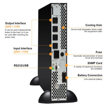 Load image into Gallery viewer, CW UPS 3kva 2400w Single Phase Online Network Ups for Data Center Rack Mounted Ups For Server Rack 410*438*88mm, 14.2kg
