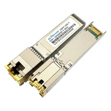 Load image into Gallery viewer, 10Gb SFP to RJ45 Transceiver Module SFP-10G-T 10GBase-TX RJ45 Copper 30m Cisco/Mikrotik/Netgear/TP-Link Fiber Optical Switch
