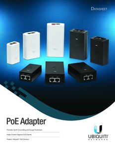UBIQUITI U-POE-AF UniFi PoE Adapter An adapter that can power UniFi PoE devices with wireless mesh applications, or offload PoE