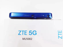 Load image into Gallery viewer, ZTE Unlocked 5G Router MU5002 Portable Dual Antenna WiFi 6 Wireless with Display 1800Mbps Support SIM Card Mobile Hotspot Modem
