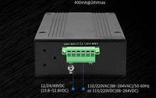 Load image into Gallery viewer, UOTEK 8 Ports 10/100/1000M RJ45 2 Layer Unmanaged Industrial Ethernet Switch DIN-Rail 2 Fiber SFP SC UT-60010G
