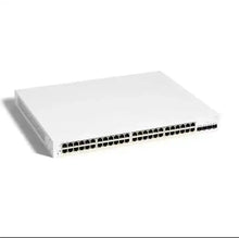 Load image into Gallery viewer, Cisco CBS350 Switch, 48xPoE+ 370W/4xSFP/Managed 48 10/100/1000 PoE+ ports with 370W budget, 4 Gigabit SFP, Rack-mountable CBS350-48P-4G
