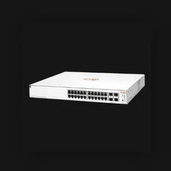 HPE Aruba Instant On 1930 24Port Gigabit PoE Managed Switch with 4*SFP+ ports JL684A 24G class 4 PoE 370W 95.23mbps, 128Gbps switching