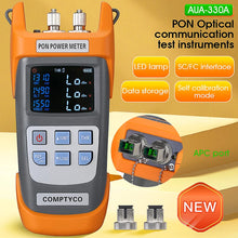 Load image into Gallery viewer, COMPTYCO AUA-330A/U Handheld Fiber Optical PON Power Meter FTTX/ONT/OLT 1310/1490/1550nm APC/UPC Optical Communication instrument

