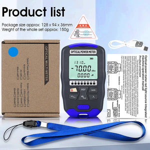 COMPTYCO AUA-DC70 Optical Power Meter -70~+10dBm 4 in 1 OPM Multifunction Fiber Network Cable Tester VFL 15-30MW(optional)