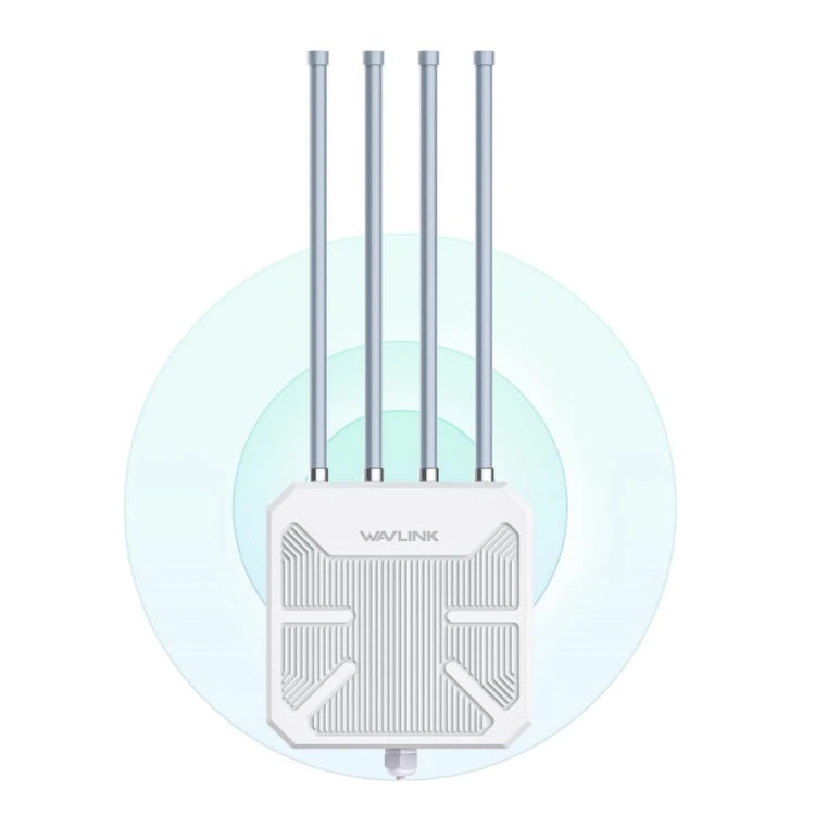 Wavlink Outdoor WiFi Extender AX1800 High Power Outdoor Weatherproof WiFi Range Extender Dual Band 2.4GHz+5GHz 1800Mbps Access Point
