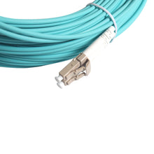 Load image into Gallery viewer, 10G OM3 Fiber Optic Patch Cord LC/UPC LC-LC Duplex Multi Mode Cable 1M 2M 3M 5M 10M 15M 20M 30M 50M 100M 3.0mm Jumper Cable
