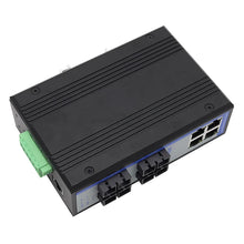 Load image into Gallery viewer, UOTEK 100M 8 Ports Managed Ethernet Switch IGMP Snooping V1/V2/V3 4+4G DIN-rail Switch 10/100Mbps IP40 rating UT-62208F-4T4SC-MNF
