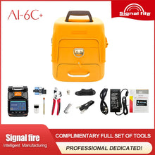 Load image into Gallery viewer, Signalfire AI-6A+/6C/6C+SM&amp;MM Automatic FTTH Fiber Optic Splicing Machine Optical Fiber Fusion Splicer with OPM and VFL
