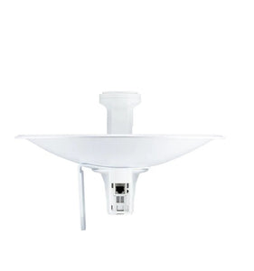 Ubiquiti PBE-M5-300 UISP airMAX PowerBeam M5, 300 mm Bridge, features 22 dBi Antenna gain, 1x10/100 Ethernet Port, passive PoE pair, Pole mounting Kit