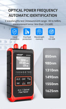 Load image into Gallery viewer, NOYAFA NF-916 4in1 Fiber Optical Power Meter Visual Fault Locator VFL REF FC SC ST RJ45 Fiber Optic Cable Testing Tool
