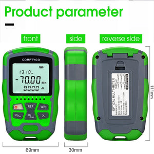 COMPTYCO AUA-MC70 Optical Power Meter -70~+10dBm 4 in 1 Multifunction OPM Fiber Network Cable Tester VFL 1-50MW(optional)