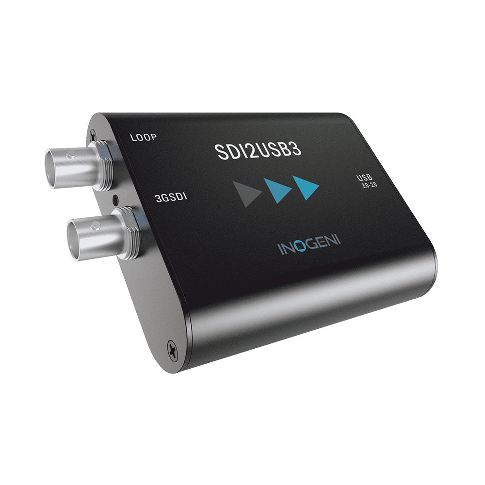 Inogeni SDI2USB3 Professional video converter to convert SDI to USB3 Video +Loop, Active loop output connector, Zoom Certified, TAA-compliant