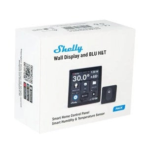 Manage Your Smart Devices from One Centralized Place with Shelly Wall Display, Now Combined with Shelly Blu H&T for Precise Climate Control (Bundle)