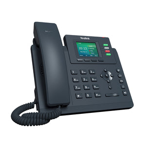 Yealink T33G Gigabit Colour Screen Desktop IP Phone, 2 x Ethernet ports 10/100/1000 PoE support, 4 x SIP accounts, 4 x Dual colour line keys