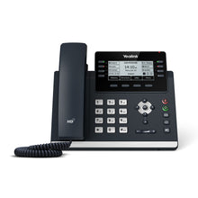 Load image into Gallery viewer, Yealink T43U Advanced Gigabit IP Phone with Dual USB Ports, 2 x Ethernet ports 10/100/1000 PoE support, 12 x SIP accounts, 8 x Line keys, Includes PSU

