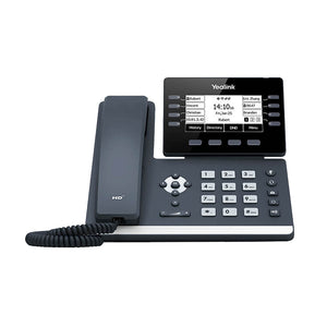 Yealink T53W Dual Band WiFi IP Phone, Built-in dual-band Wi-Fi (2.4GHz, 5GHz), Built-in USB 2.0 Port, PoE Support, 2x Ethernet ports, Excludes PSU
